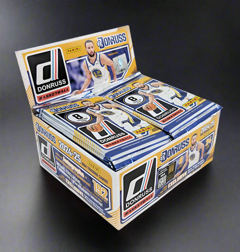 Donruss basketball trading card pack on a white background