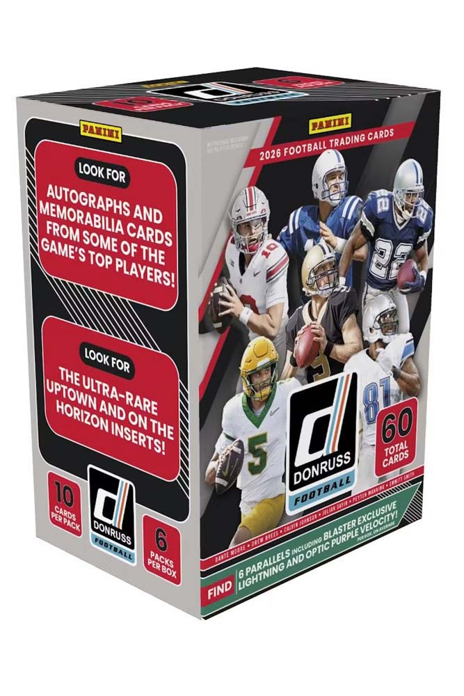 PANINI 2026 Donruss NFL Football Blaster Box