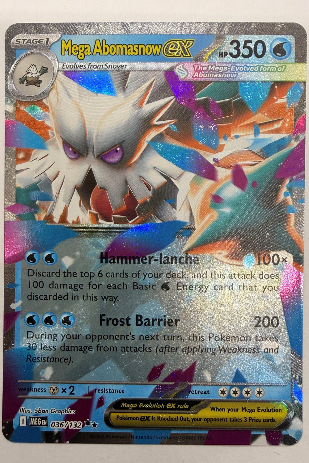 Mega Abomasnow 036/132 - Double Rare NM