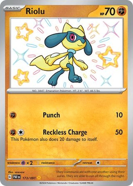 173/091 Riolu - Shiny Rare