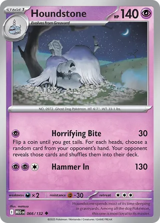 066/132 Houndstone - Uncommon
