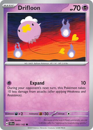 060/142 Drifloon - Common Reverse Holo