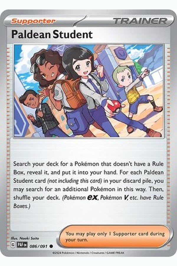 086/091 Paldean Student - Common