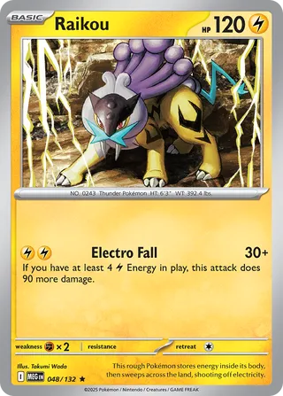 048/132 Raikou - Rare