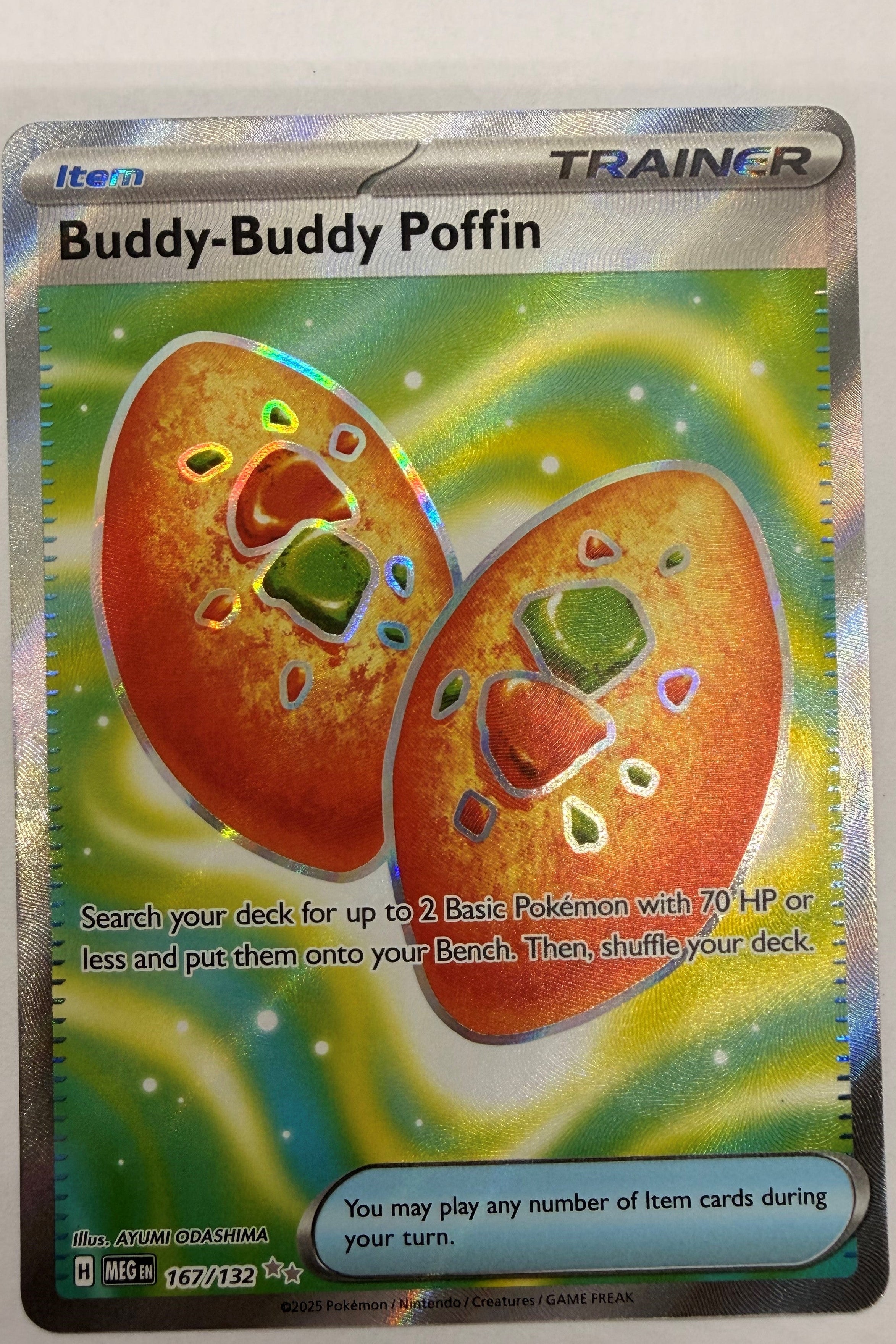 Buddy-Buddy Poffin 167/132 Ultra Rare Mega Evolution NM