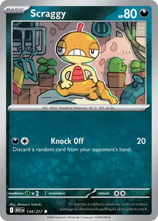 134/217 Scraggy - Common