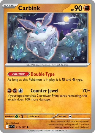 117/217 Carbink - Uncommon