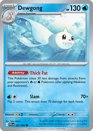 022/094 Dewgong - Common