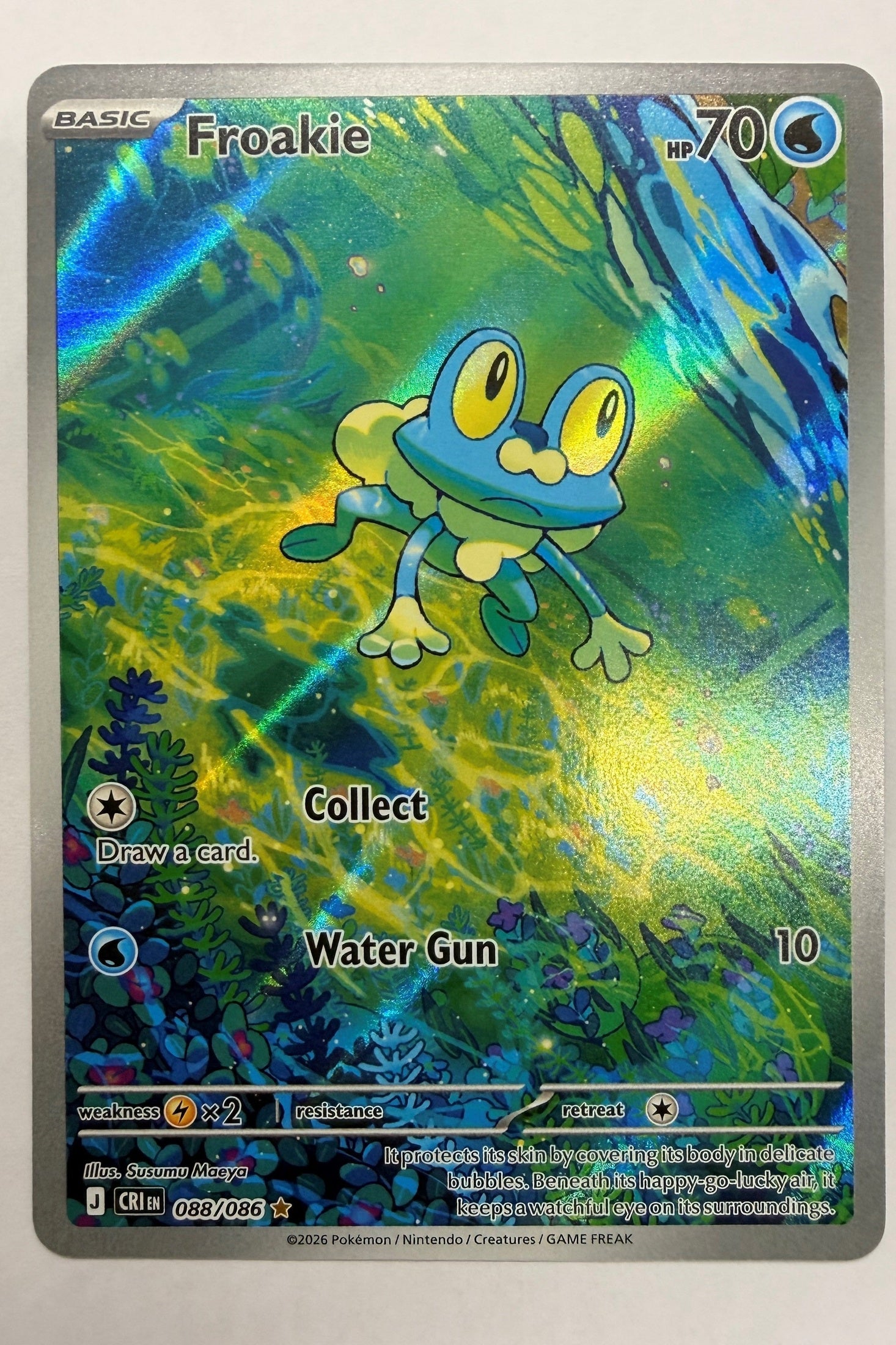 Froakie 088/086 Illustration Rare NM - Chaos Rising
