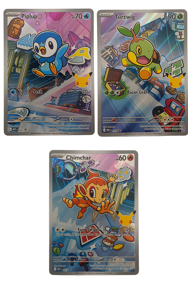 First Partner Illustration Collection - Sinnon Gen 4- Black Star Promo NM