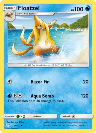 23/73 Floatzel - Uncommon