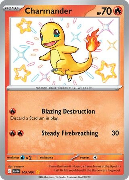 109/091 Charmander - Shiny Rare