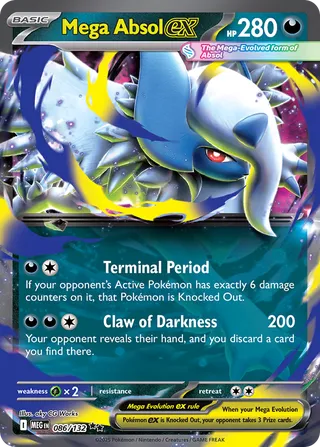 086/132 Mega Absol ex - Double Rare