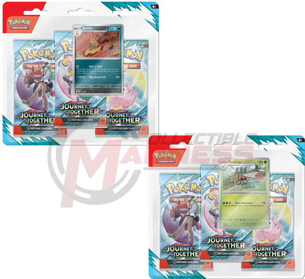Pokemon - TCG - Journey Together Three Pack Booster Blister