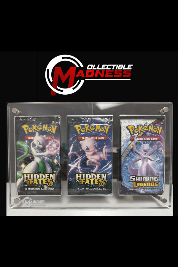 MADGuard 3x Booster Pack Acrylic Display Case | Hang or Stand