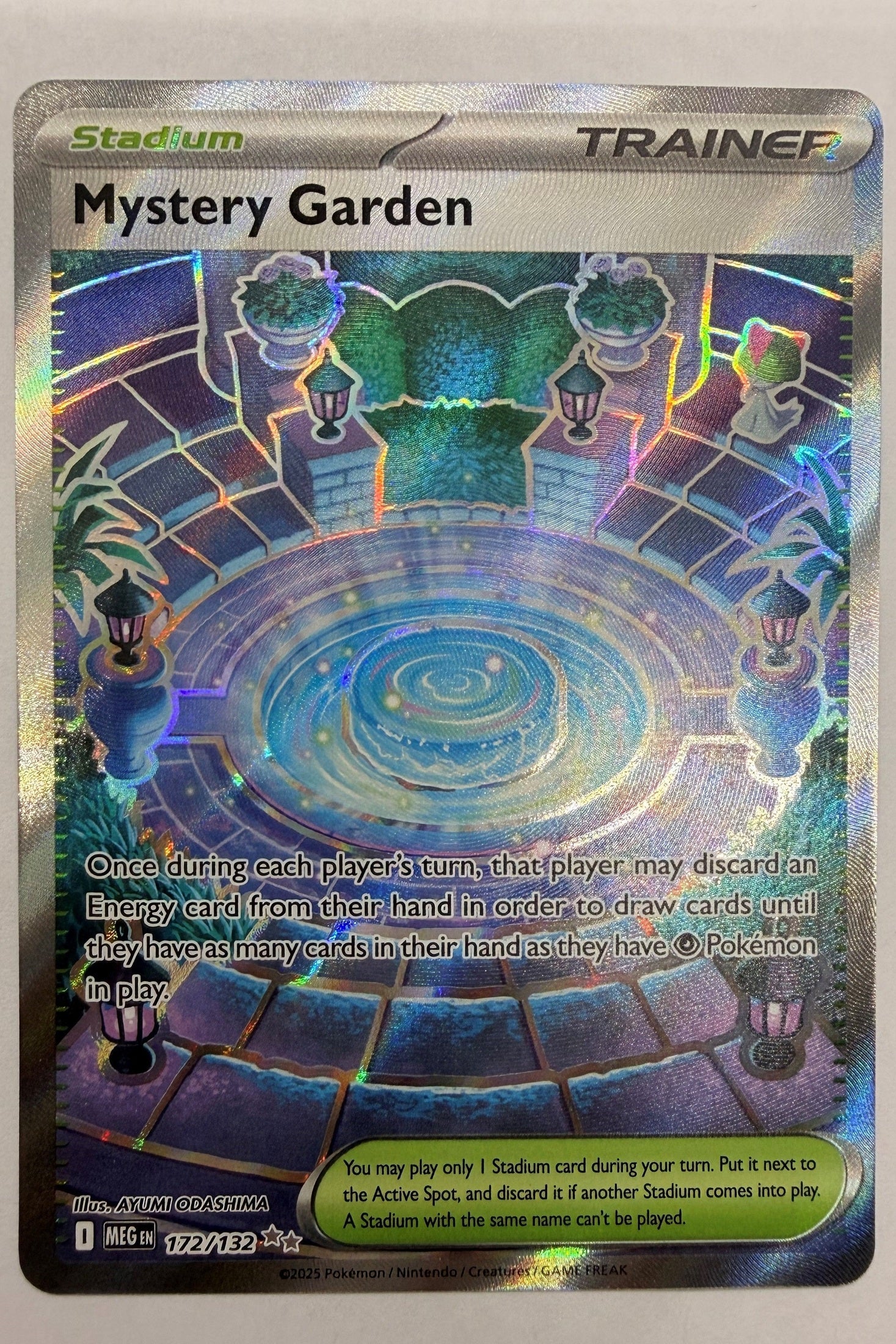 Mystery Garden 172/132 Ultra Rare Mega Evolution NM