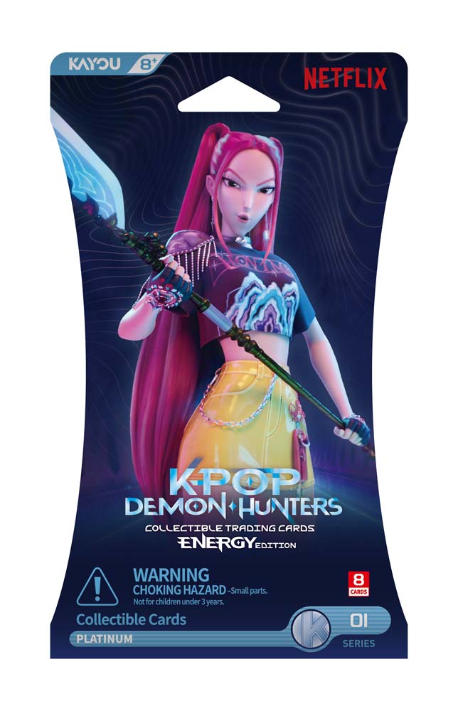 Kayou K-POP Demon Hunters Collectible Trading Card Blister Box- Energy Edition