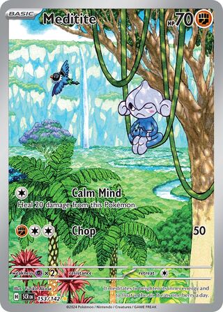 153/142 Meditite - Illustration Rare