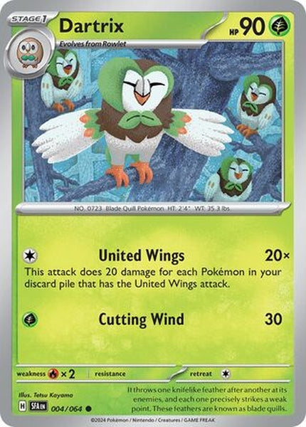 004/064  Dartrix - Common Reverse Holo