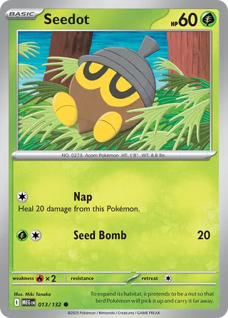 013/132 Seedot - Common Reverse Holo