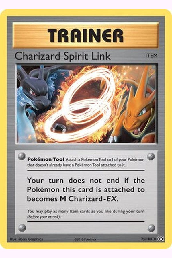 075/108 Charizard Spirit Link - Uncommon
