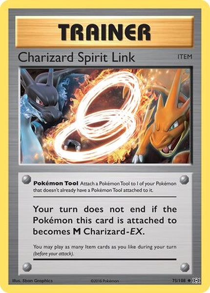 075/108 Charizard Spirit Link - Uncommon