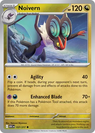 157/217 Noivern - Uncommon Reverse Holo