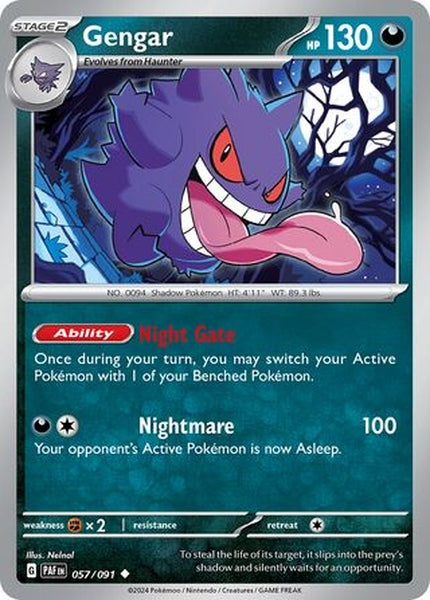 057/091 Gengar - Uncommon Reverse Holo