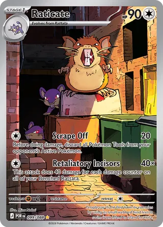 099/088 Raticate - Illustration Rare