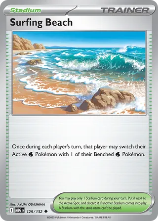 129/132 Surfing Beach - Uncommon