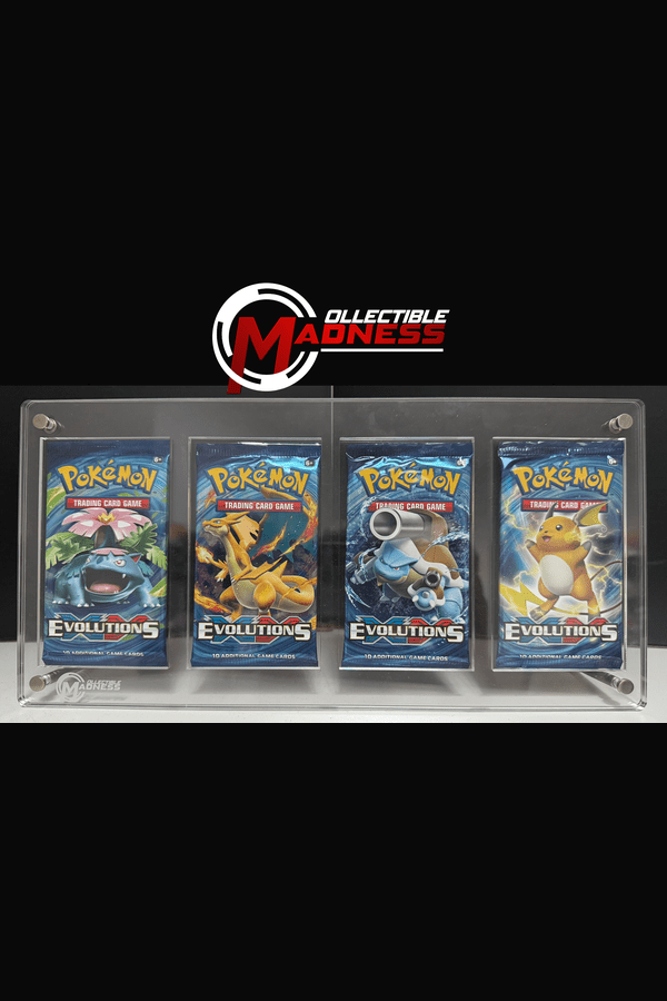 MADGuard 4x Booster Pack Acrylic Display Case | Hang or Stand