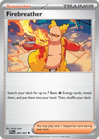 089/094 Firebreather - Uncommon Reverse Holo