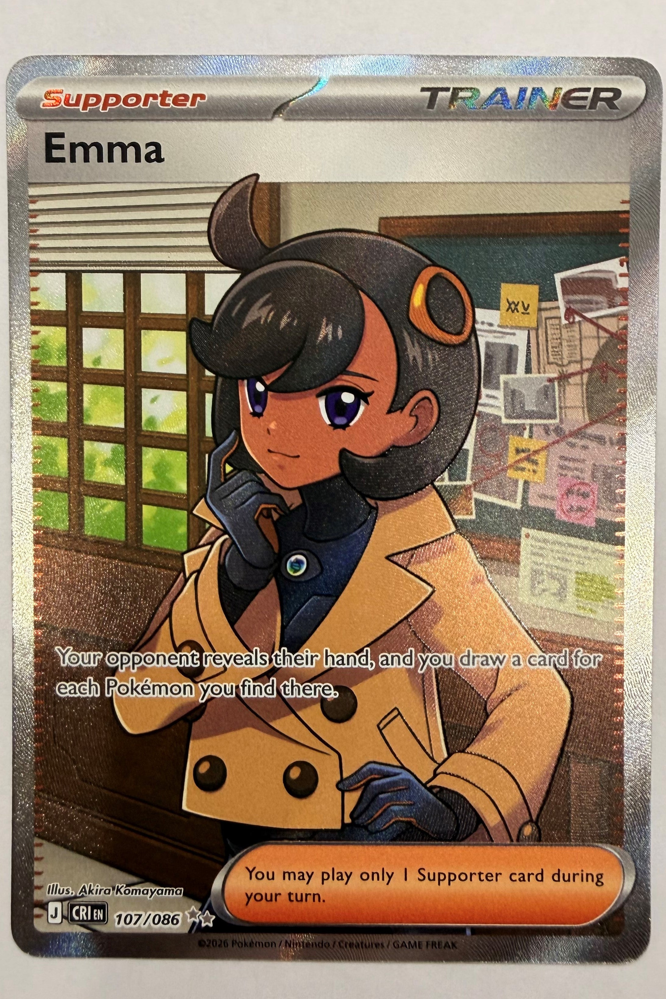 Emma 107/086 Full Art Ultra Rare NM - Chaos Rising