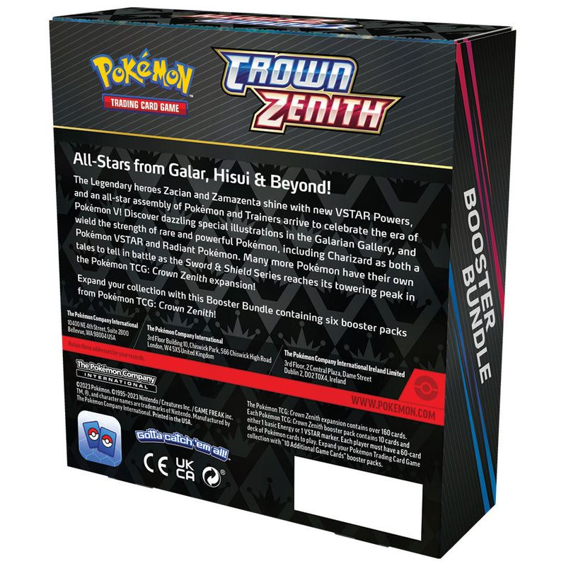 Pokemon - TCG - Crown Zenith Booster Bundle