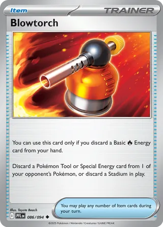 086/094 Blowtorch - Uncommon Reverse Holo
