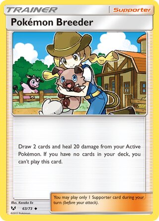63/73 Pokémon Breeder - Uncommon