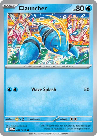 037/132 Clauncher - Common Reverse Holo
