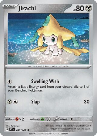 098/142 Jirachi - Uncommon Reverse Holo