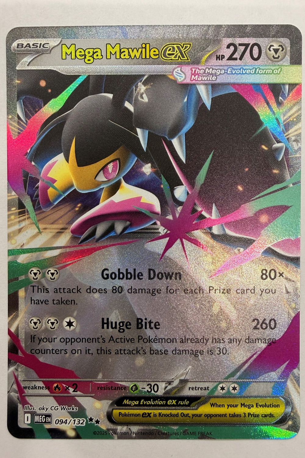 Mega Mawile ex 094/132 - Double Rare NM