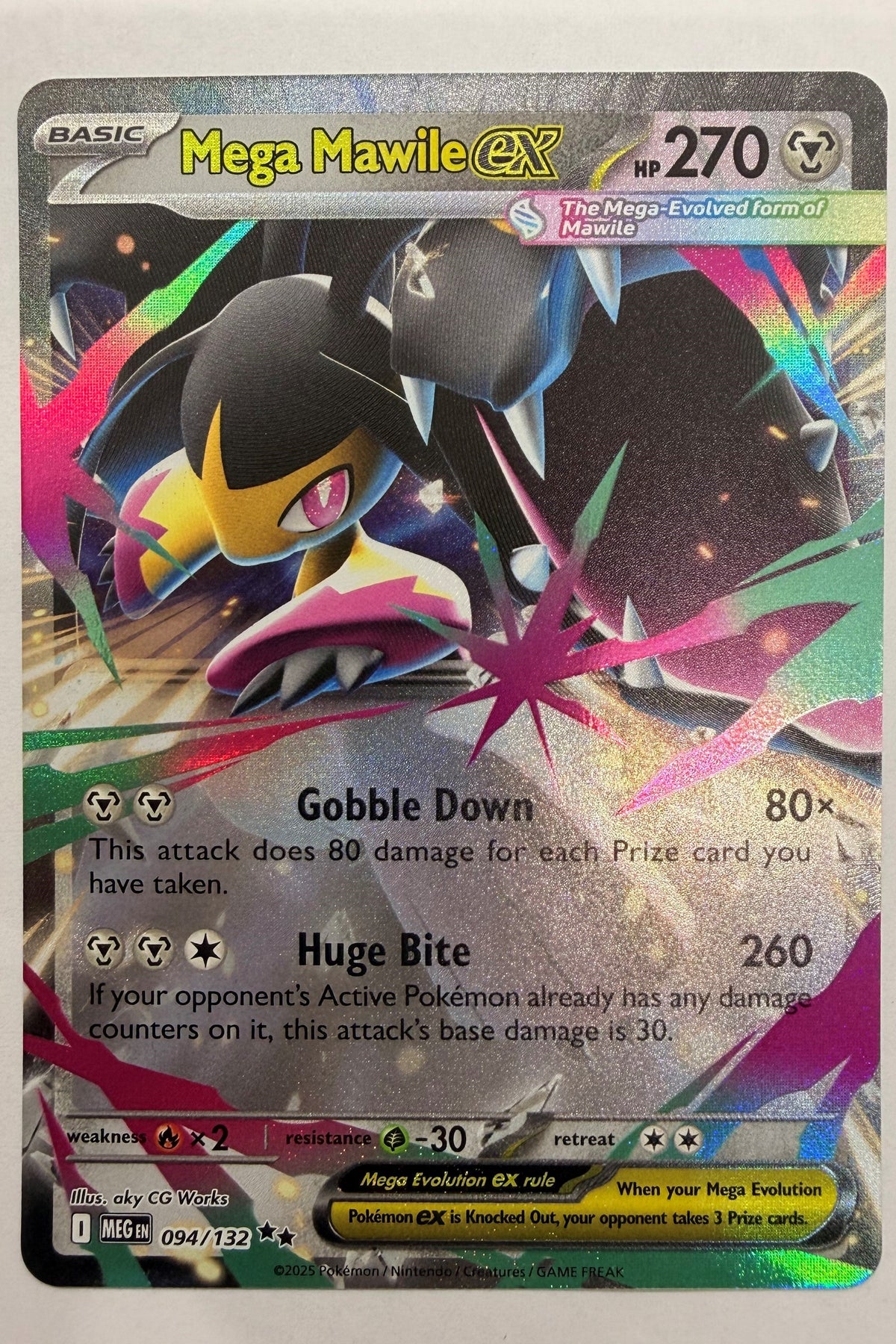 Mega Mawile ex 094/132 - Double Rare NM