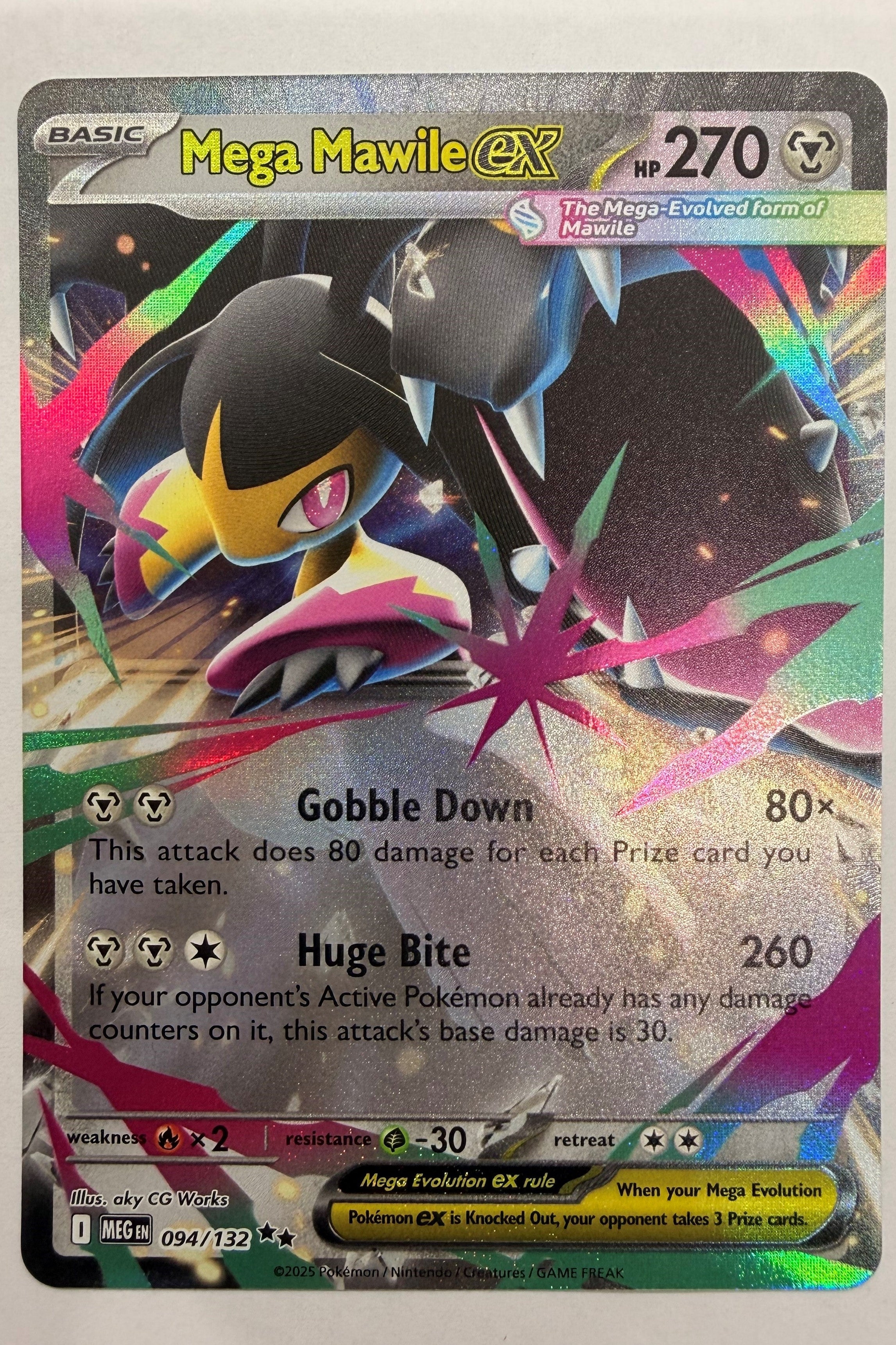 Mega Mawile ex 094/132 - Double Rare NM