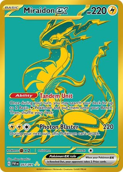 243/091 Miraidon ex - Hyper Rare