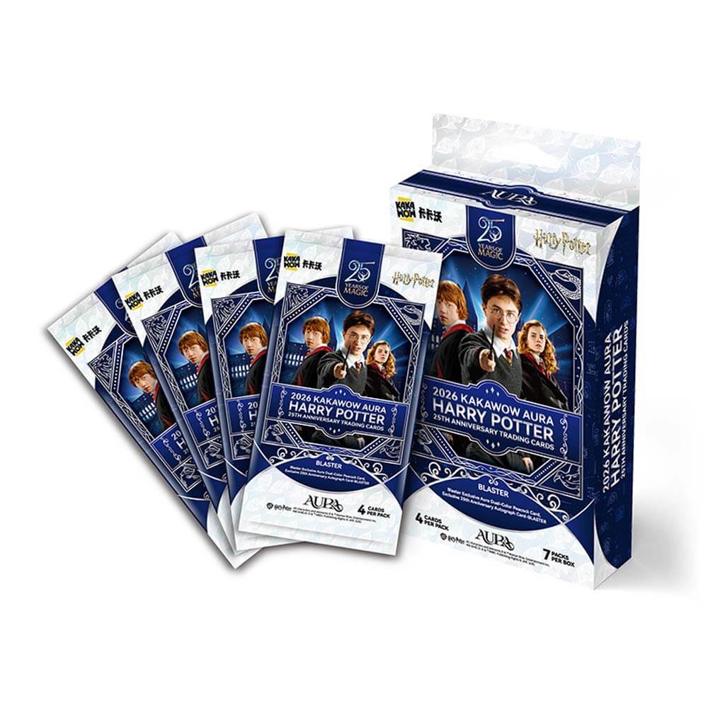 Kakawow AURA Harry Potter 25th Anniversary Trading Cards Blaster Box