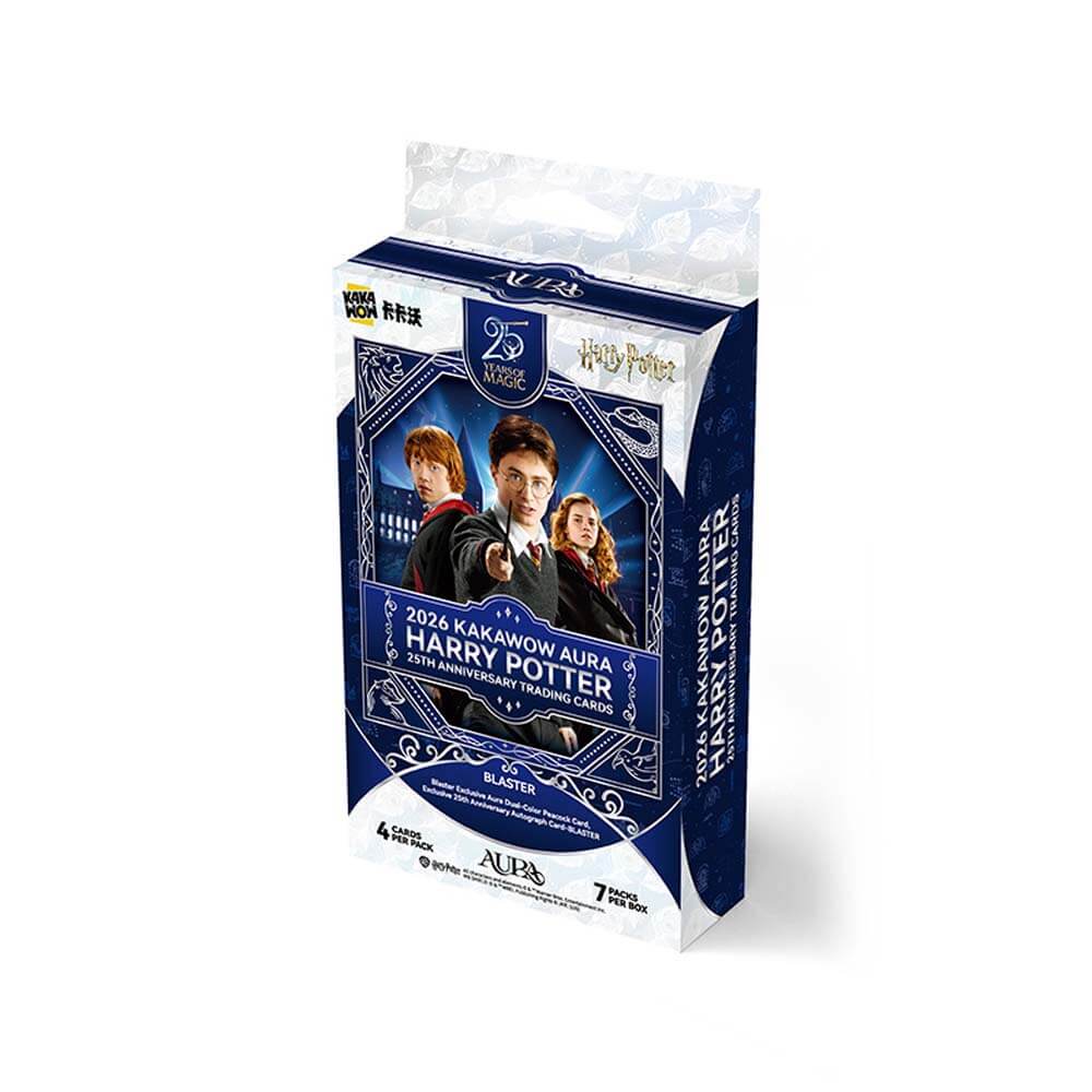Kakawow AURA Harry Potter 25th Anniversary Trading Cards Blaster Box