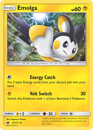 035/111 Emolga - Uncommon