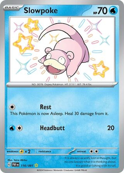 116/091 Slowpoke - Shiny Rare