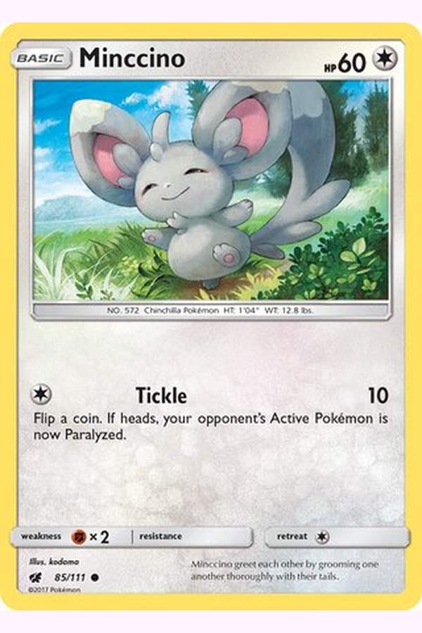 085/111 Minccino - Common Reverse Holo