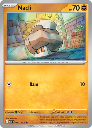 082/132 Nacli - Common Reverse Holo
