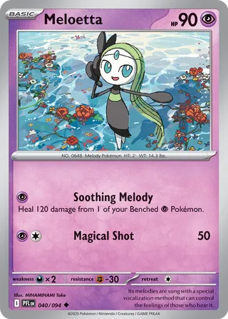 040/094 Meloetta - Uncommon Reverse Holo