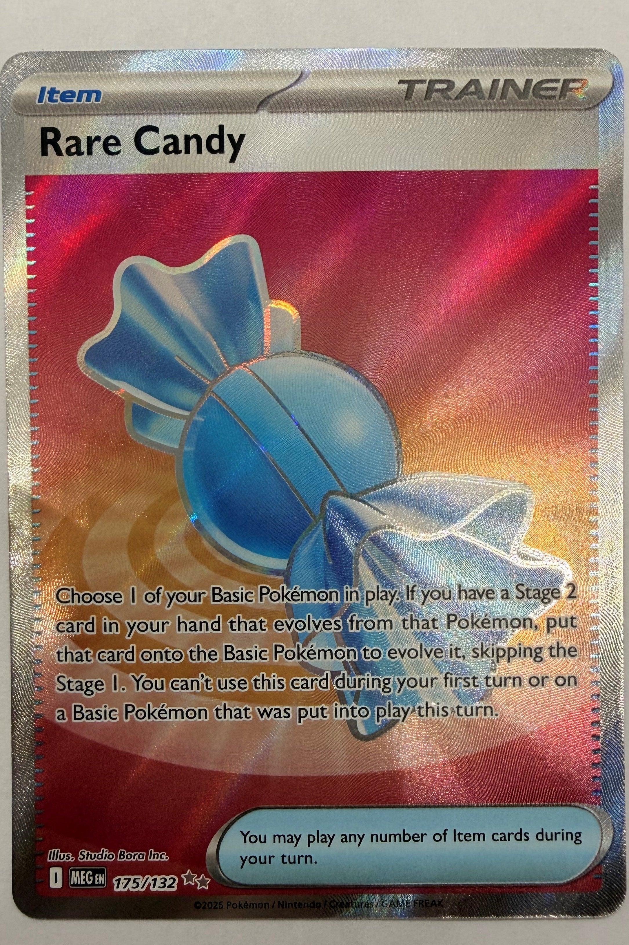 Rare Candy 175/132 Ultra Rare Mega Evolution NM